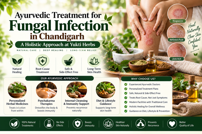 Ayurvedic Treatment for Fungal Infection in Chandigarh: A Holistic Approach at Yukti Herbs