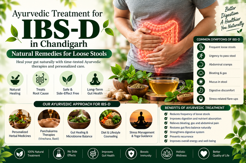 Ayurvedic Treatment for IBS-D in Chandigarh: Natural Remedies for Loose Stools