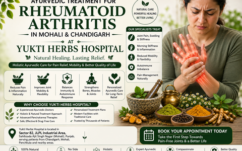 Ayurvedic Treatment for Rheumatoid Arthritis in Mohali & Chandigarh | Yukti Herbs Hospital