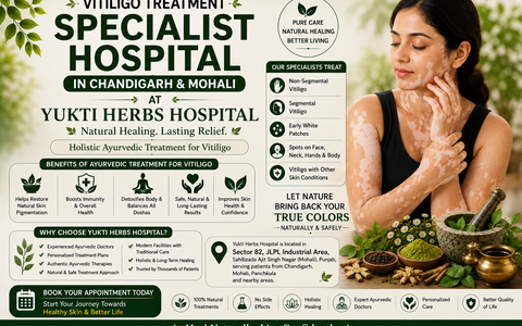 Vitiligo Treatment Specialist Hospital in Chandigarh & Mohali | Yukti Herbs