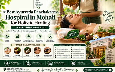 Best Ayurveda Panchakarma Hospital in Mohali for Holistic Healing – Yukti Herbs Hospital