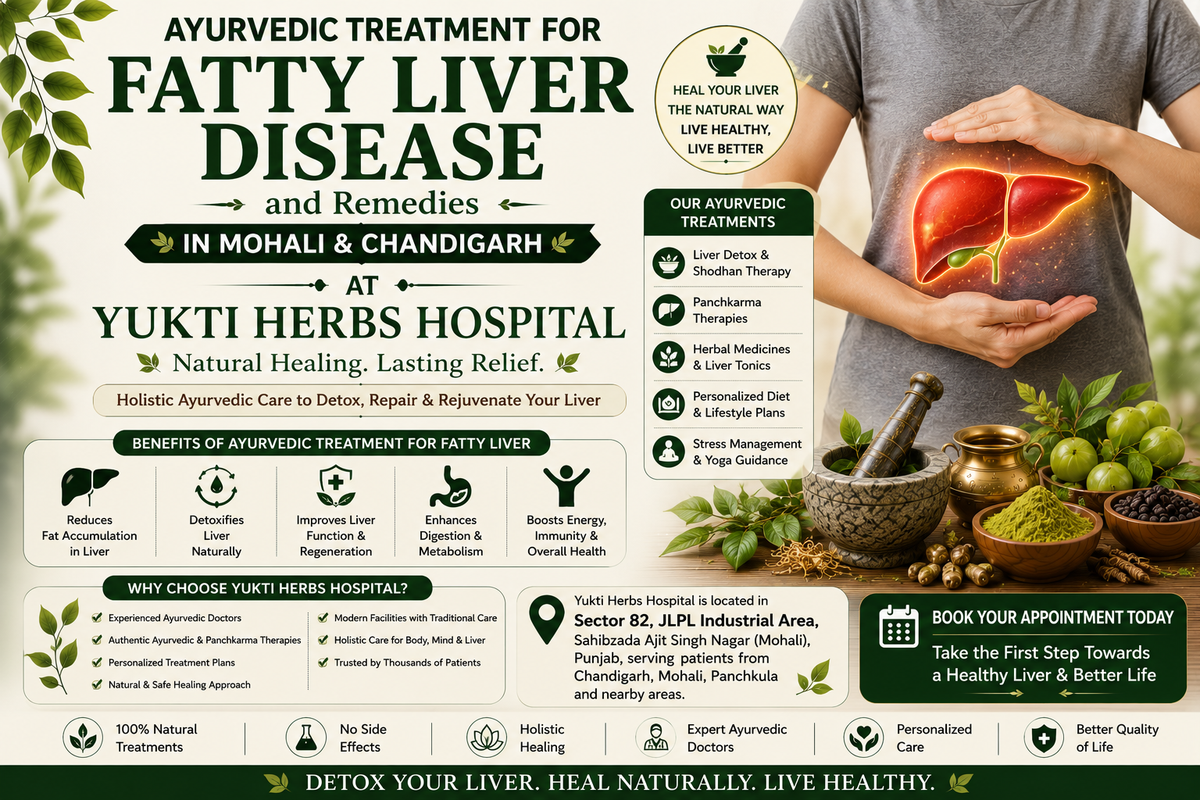 Ayurvedic Treatment for Fatty Liver Disease and Remedies in Mohali & Chandigarh