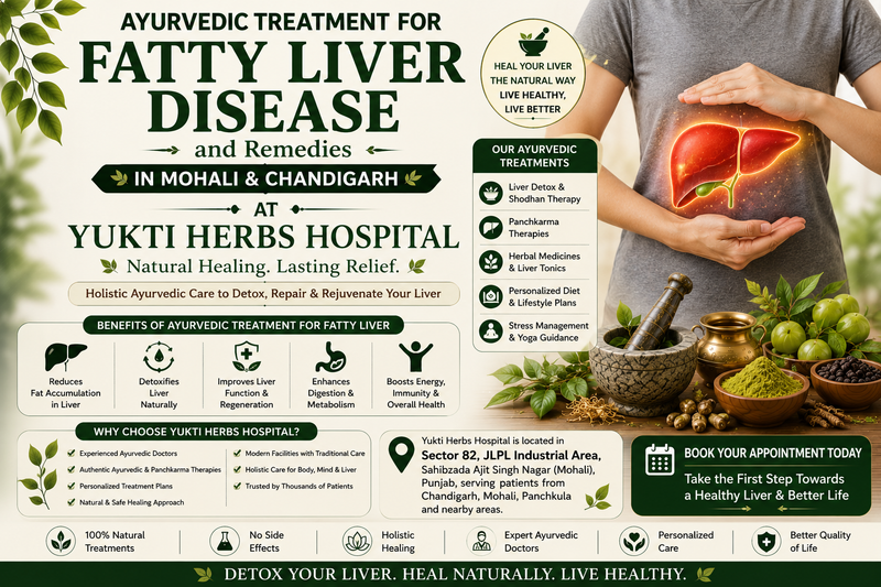 Ayurvedic Treatment for Fatty Liver Disease and Remedies in Mohali & Chandigarh