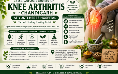 Best Ayurvedic Doctors for Knee Arthritis in Chandigarh – Yukti Herbs