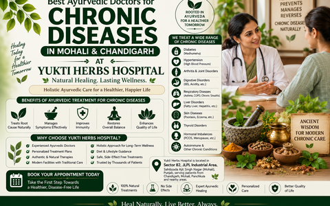 Best Ayurvedic Doctors for Chronic Diseases in Mohali Chandigarh - Yukti Herbs Hospital