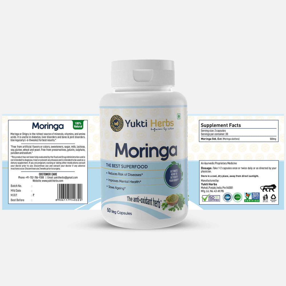 Moringa Capsules for overall health 