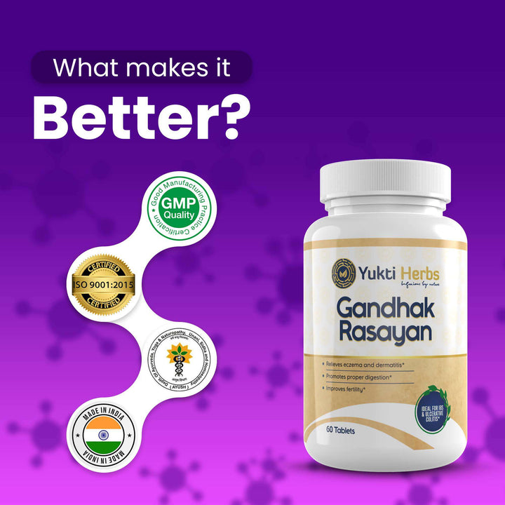 Yukti herbs Gandhak Rasayan